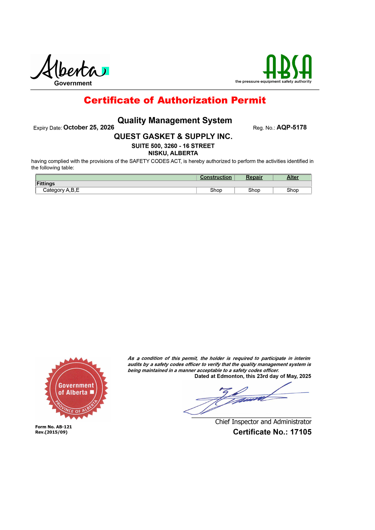 ABSA-Permit ABSA-Permit